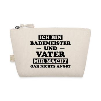 Bademeister Beruf Lustiger Spruch Freibad Geschenk - Bio-Täschchen - Natur - Vorne