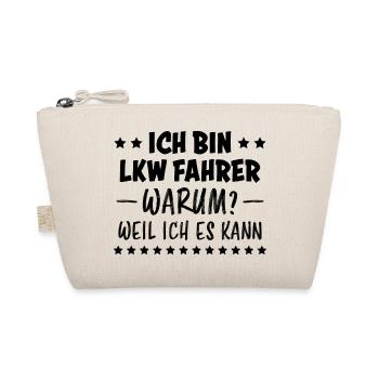 LKW Fahrer Fun Lustiges Spruch LKW Fahrer Geschenk - Bio-Täschchen - Natur - Vorne