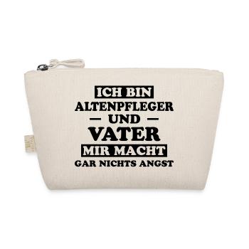 Altenpfleger Lustiger Spruch Altenpfleger Geschenk - Bio-Täschchen - Natur - Vorne