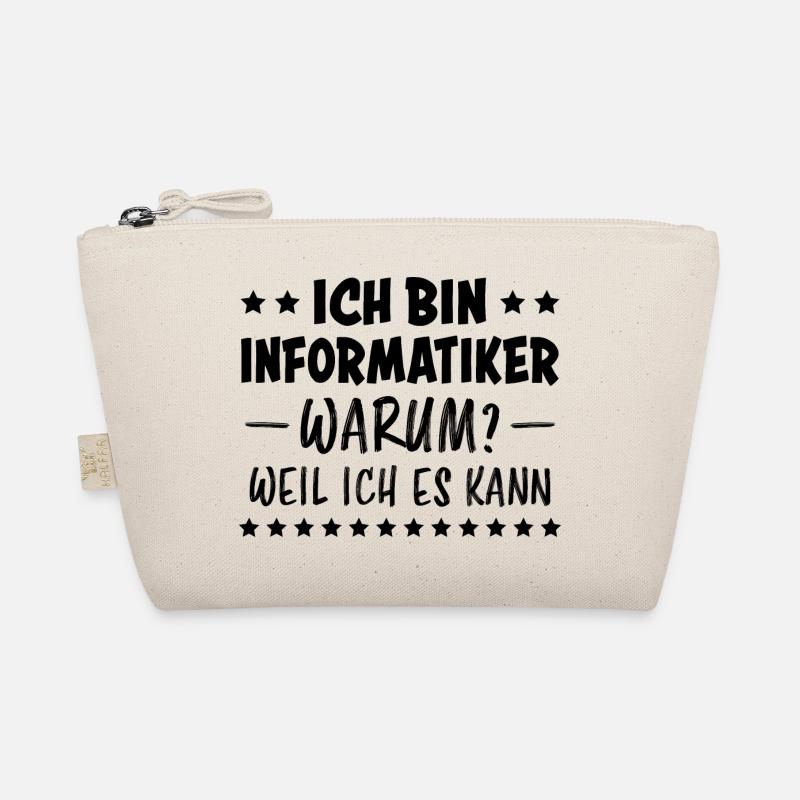 Informatiker Lustig Spruch Programmierer Geschenk - Bio-Täschchen - Natur