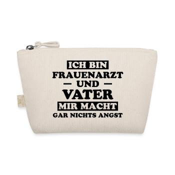 Frauenarzt Spruch Gynäkologe Frauenarzt Geschenk - Bio-Täschchen - Natur - Vorne