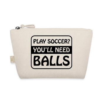 Fußball Soccer - Organic Pouch - nature - Front