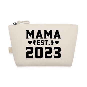 Mama Est 2023 T Shirt Design 3 - Organic Pouch - nature - Front