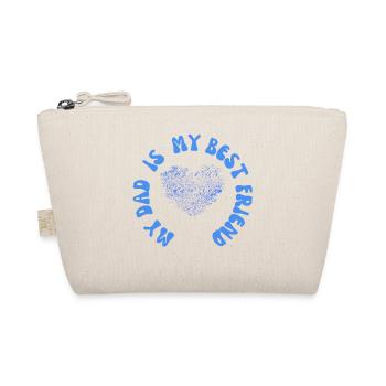 My Dad is my best friend - Organic Pouch - nature - Front