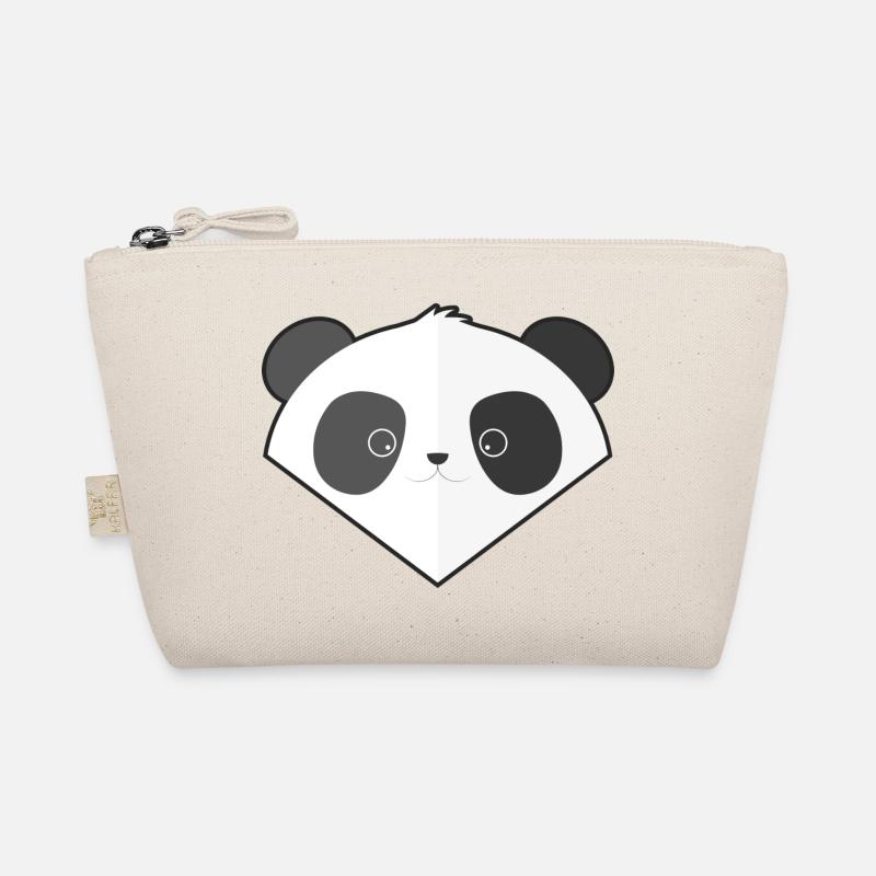 Cute Simple Panda Organic Pouch