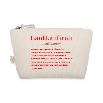 Bankkauffrau Definition - Bio-Täschchen - Natur - Vorne