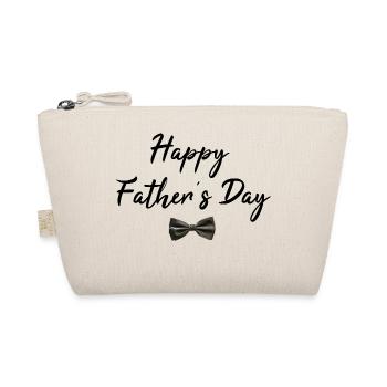 Happy Father's Day - Inscription for gifts - Organic Pouch - nature - Front