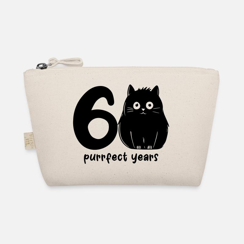 60 purrfect years - Bio-Täschchen - Natur