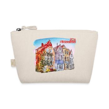 We love Bremen (Schnoor 1) - Organic Pouch - nature - Front