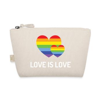 Mois de la fierté LGBT - Love is Love - Trousse biologique - nature - Devant