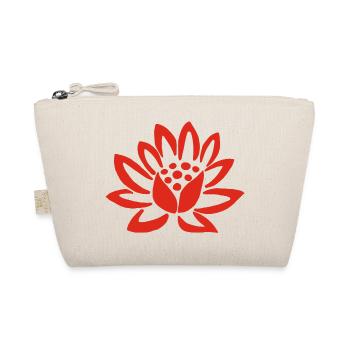 Red Lotus and Nature - Organic Pouch - nature - Front