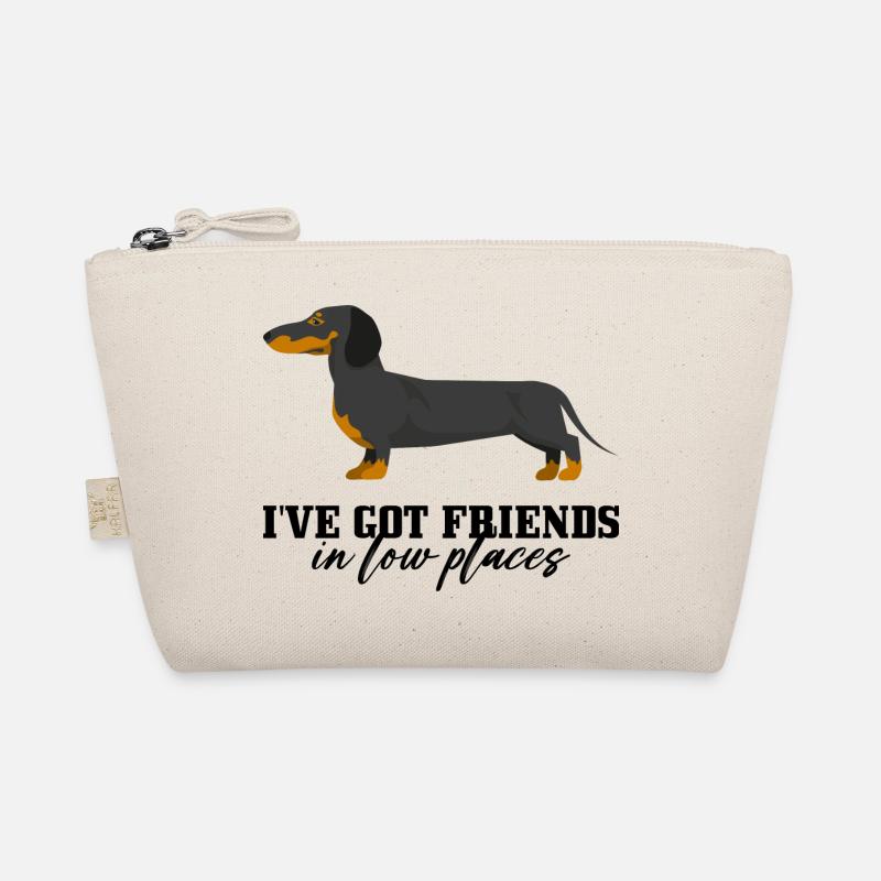 Dachshund Ember Silhouette Organic Pouch