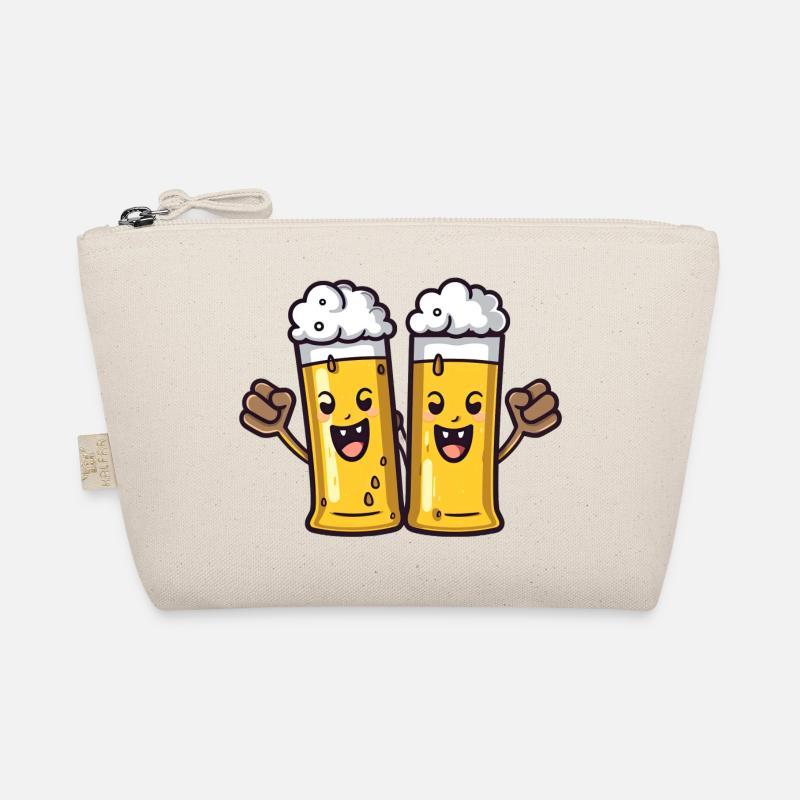 Brew Buddies: Ein Hoch auf Bierglasfreunde Bio-Täschchen