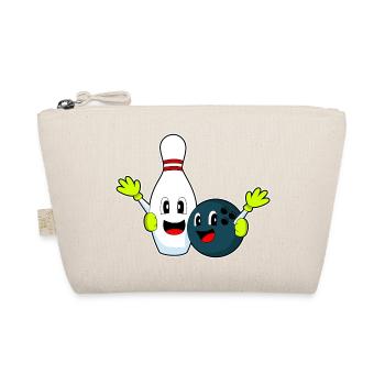 Bowling Bowlingkugel Pin - Bio-Täschchen - Natur - Vorne