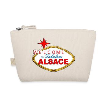 T-shirt accessoire Alsace : Welcome to Alsace - Trousse biologique - nature - Devant