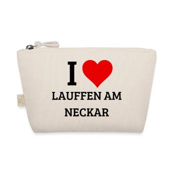 I LOVE LAUFFEN AM NECKAR HÖLDERLIN STADT LAUFFEN - Bio-Täschchen - Natur - Vorne