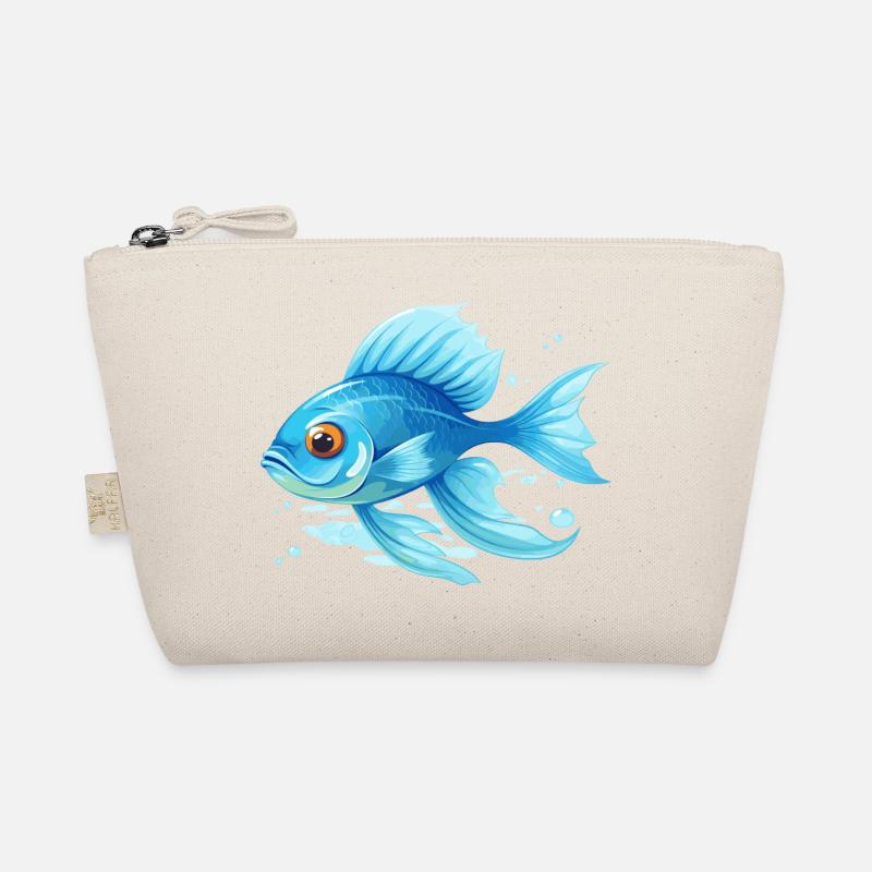 blue fish Organic Pouch