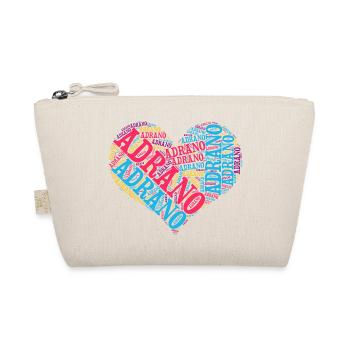 T-shirt Sicile T-shirt Adrano coeur nuage de mots - Trousse biologique - nature - Devant