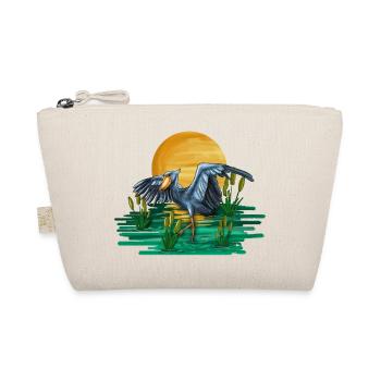 Shoebill Bird Ornithologist Forest I Gift - Organic Pouch - nature - Front