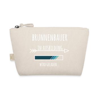 Brunnenbauer Ausbildung Geschenk - Bio-Täschchen - Natur - Vorne