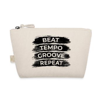 Beat Groove Tempo Repeat - Bio-Täschchen - Natur - Vorne