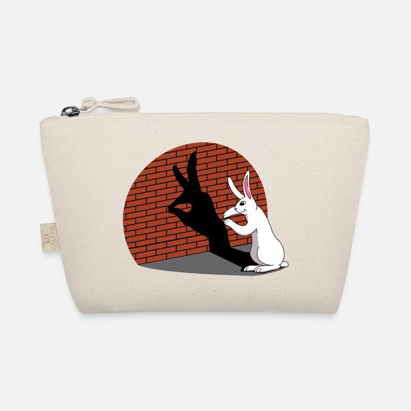 Rabbit Shadow Figure Shadow Image Shadow Play Organic Pouch