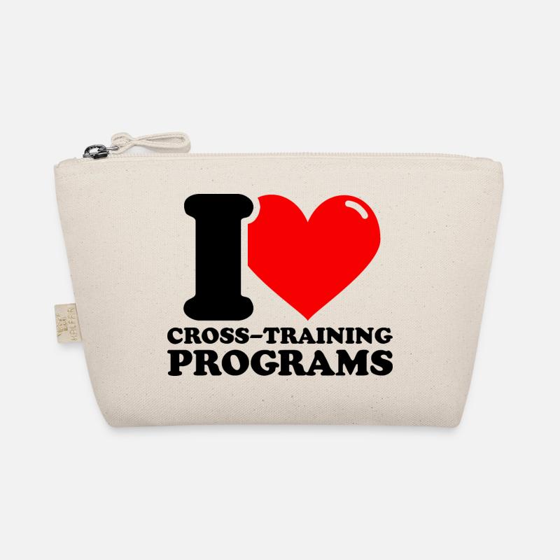 Ich liebe Cross-Training Programme - Fitness Gewic Bio-Täschchen