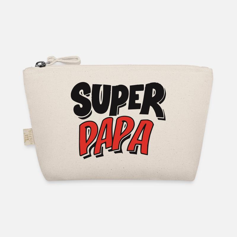 Design BD : 'Super Papa' en Bulle Comic Trousse biologique