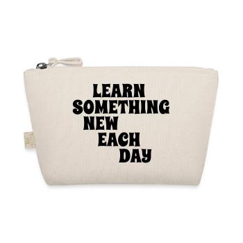 LearnSomethingNewEachDay - Organic Pouch - nature - Front