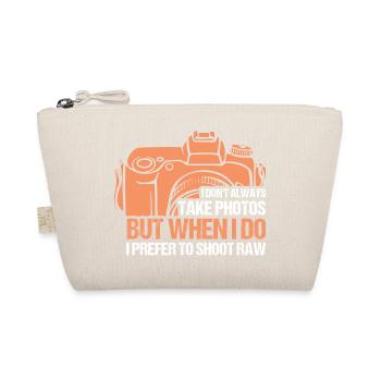 I Don't Always Take Photos Photography Camera - Bio-Täschchen - Natur - Vorne