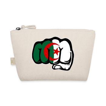 Drapeau de l’Algérie Main Poing - Trousse biologique - nature - Devant