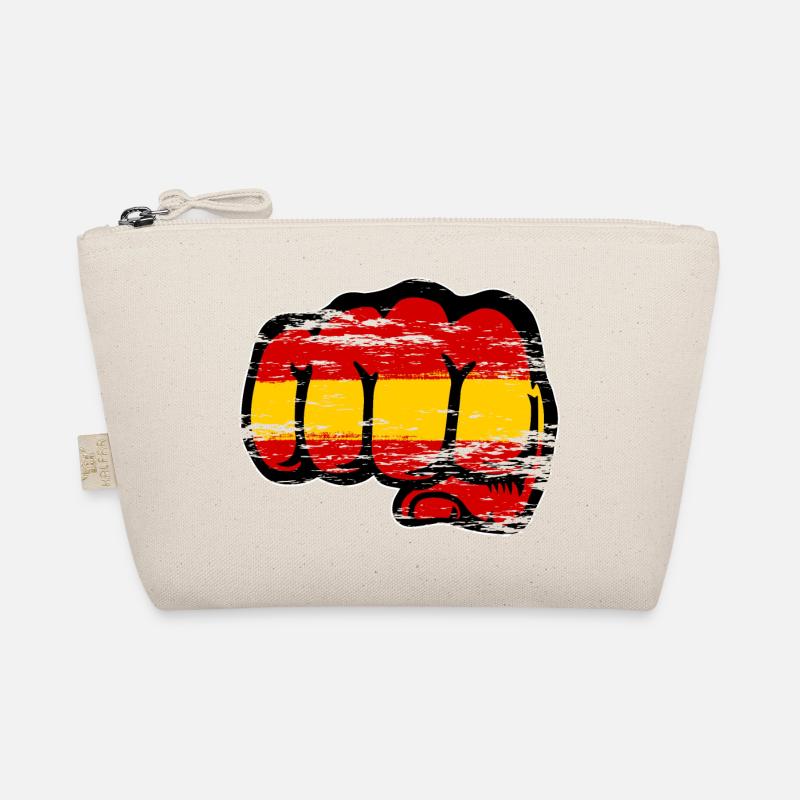 Drapeau de l’Espagne Main Poing Utilisé Trousse biologique