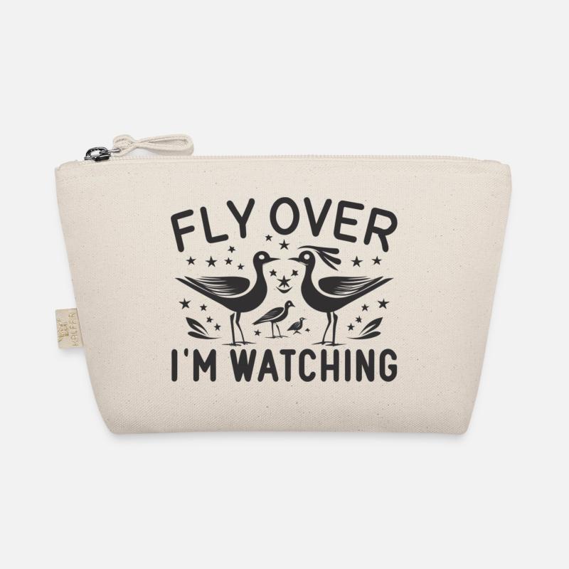 "vole, je regarde" slogan avec oiseaux - Trousse biologique - nature