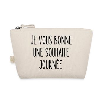 je vous bonne une souhaite journée - Trousse biologique - nature - Devant