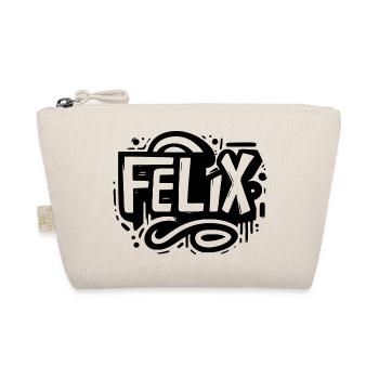 Felix Name Vorname Graffiti - Bio-Täschchen - Natur - Vorne