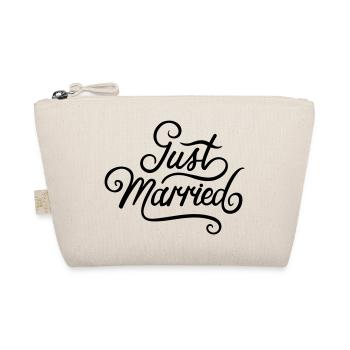 Jeunes mariés. Dis-le par la présente-Juste marié ! - Trousse biologique - nature - Devant