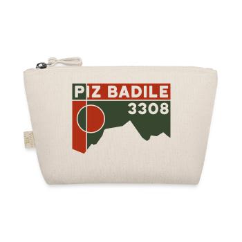 Piz Badile Nordgrat Bergführer Besteigung Souvenir - Bio-Täschchen - Natur - Vorne