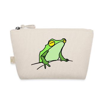 Frosch - Bio-Täschchen - Natur - Vorne