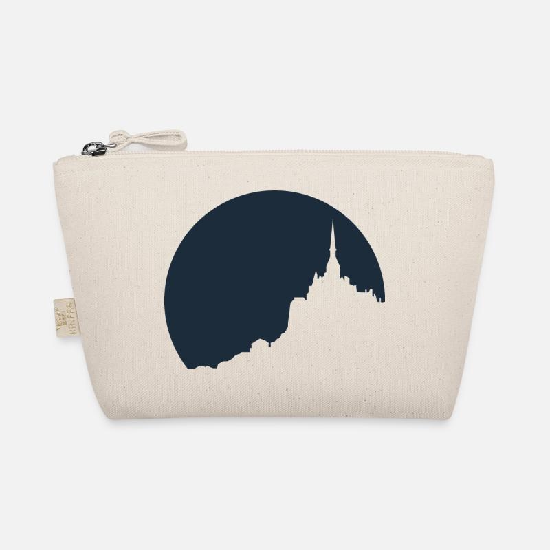 Mont Saint Michel Blue Sunset Organic Pouch