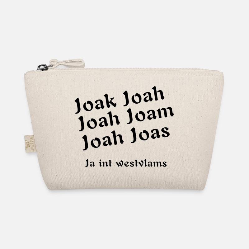 Ja, int Westvlams. Westflämisches Dialekthemd Bio-Täschchen