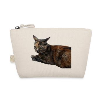 Cat Kitten Funny Cat Shirt Gift - Organic Pouch - nature - Front