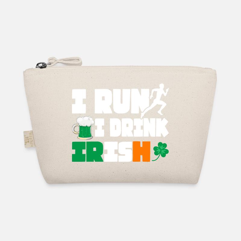 I Run. I Drink. Irish. Bio-Täschchen