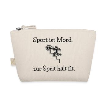 Sport ist Mord - Bio-Täschchen - Natur - Vorne