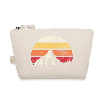 Alpine Sunset Compass - Organic Pouch - nature - Front