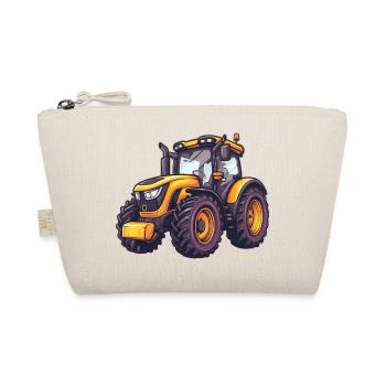 Niedlicher Traktor - Bio-Täschchen - Natur - Vorne