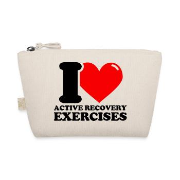 I Love Active Recovery Exercises – Fitness Weight - Organic Pouch - nature - Front