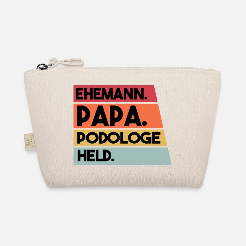 Ehemann Papa Podologe Held Bio-Täschchen