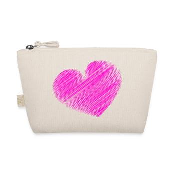 VALENTINE'S DAY. Bachelorette party. I LOVE YOU. I LOVE YOU. LOVE - Organic Pouch - nature - Front