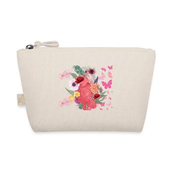 Cœur fleurs et papillons - Trousse biologique - nature - Devant