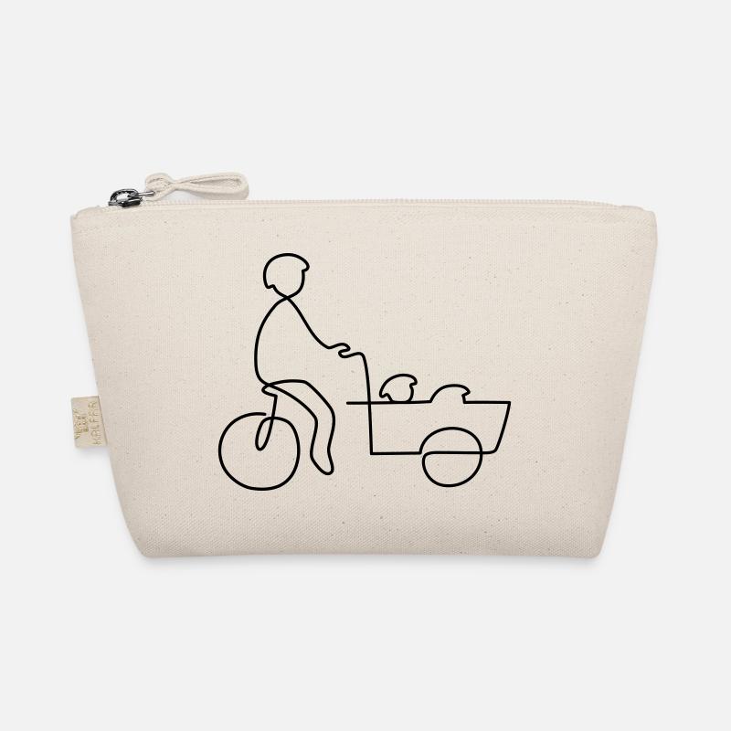 Lasterrad // Cargobike - Bio-Täschchen - Natur